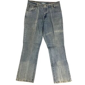 Levi's‎ 550 Vintage Relaxed Boot Jeans Women 10M 32X30 Light Wash Distressed Y2K